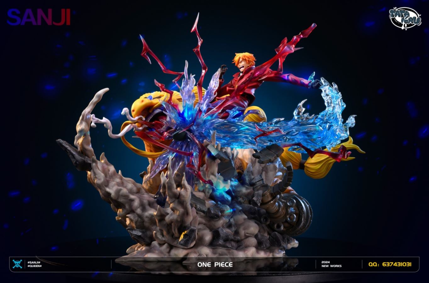 Sanji Vs Queen - One Piece