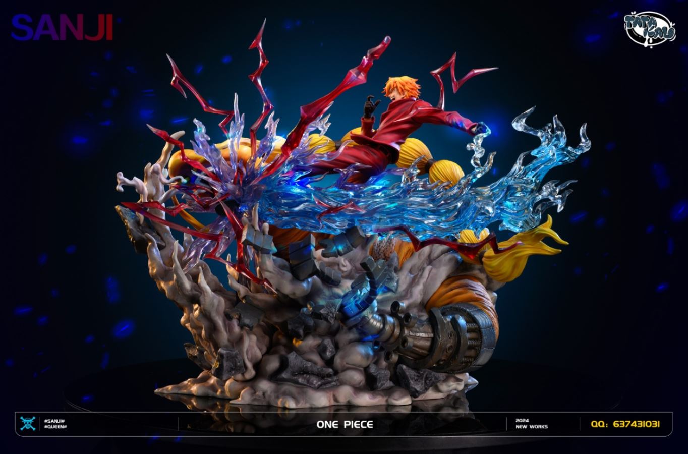 Sanji Vs Queen - One Piece