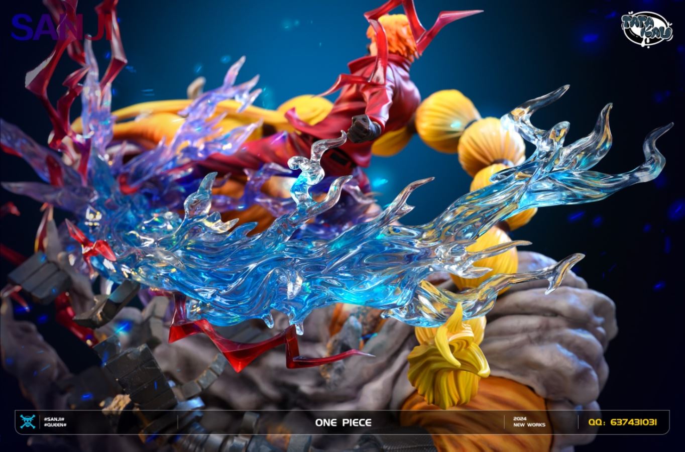 Sanji Vs Queen - One Piece