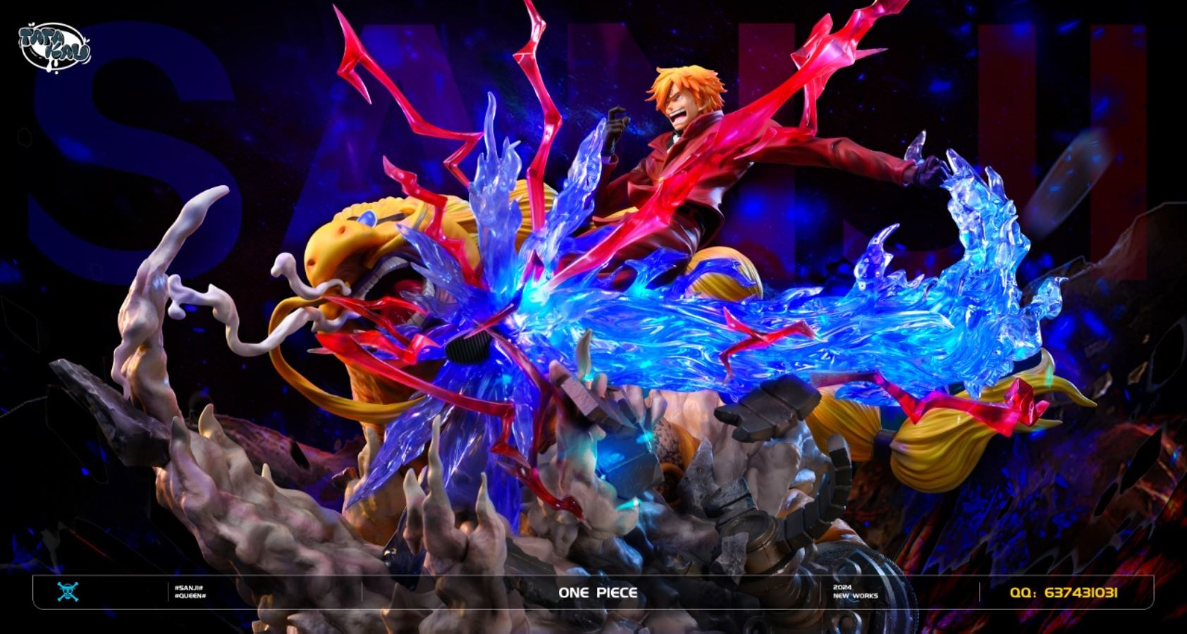 Sanji Vs Queen - One Piece