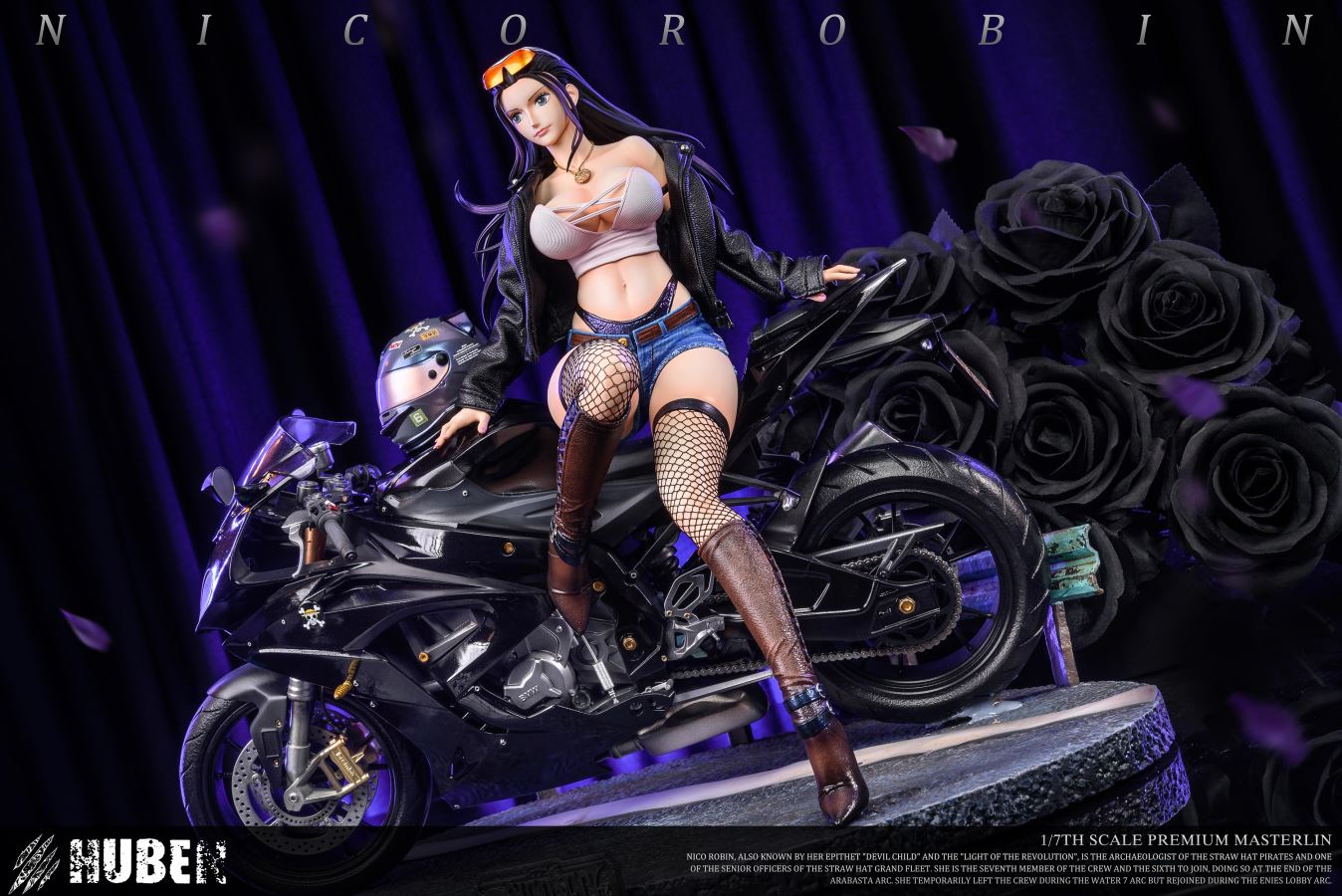 Motorcycle Girl Robin - One Piece