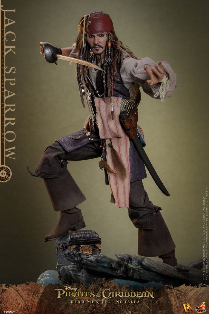 Pirates of the Caribbean 5: Dead Men Tell No Tales Captain Jack Sparrow 1:6