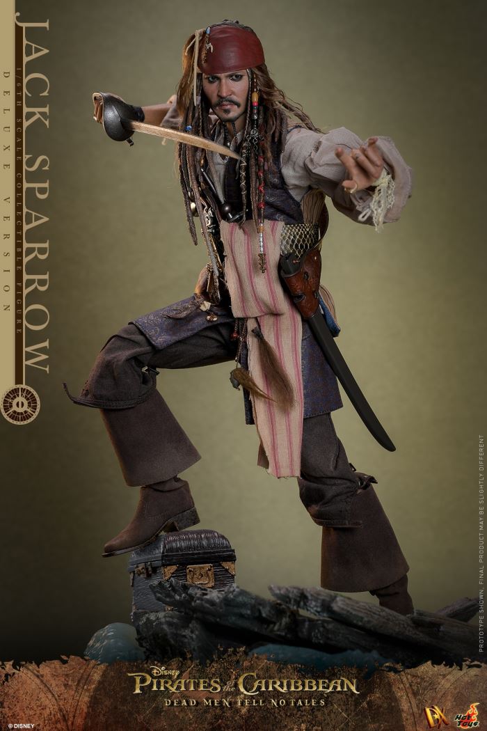 Pirates of the Caribbean 5: Dead Men Tell No Tales Captain Jack Sparrow 1:6