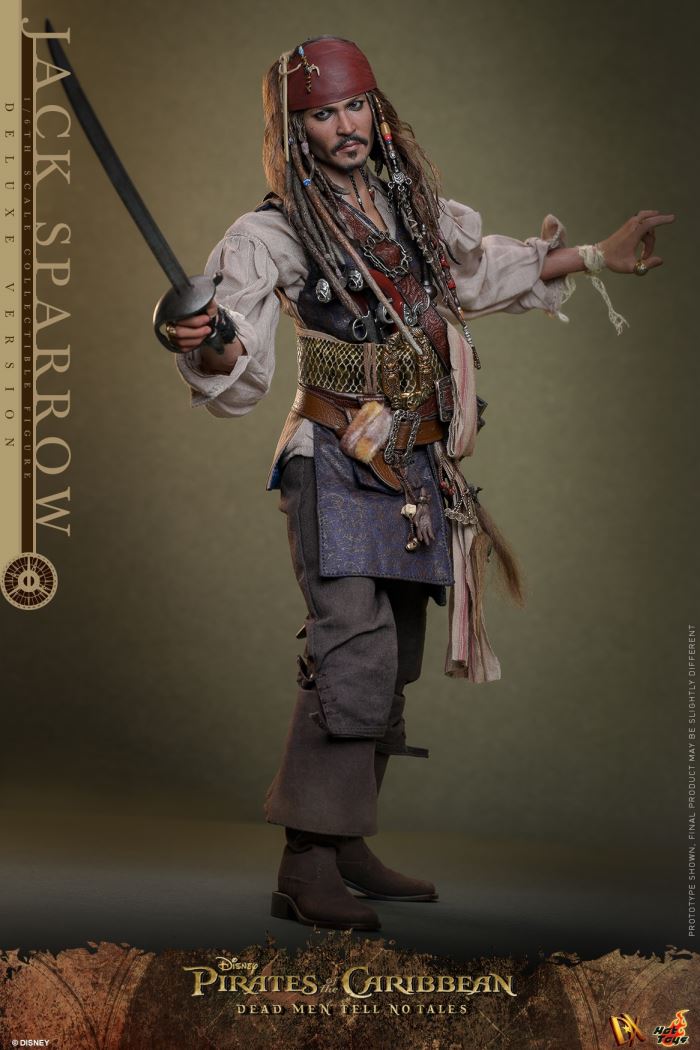 Pirates of the Caribbean 5: Dead Men Tell No Tales Captain Jack Sparrow 1:6