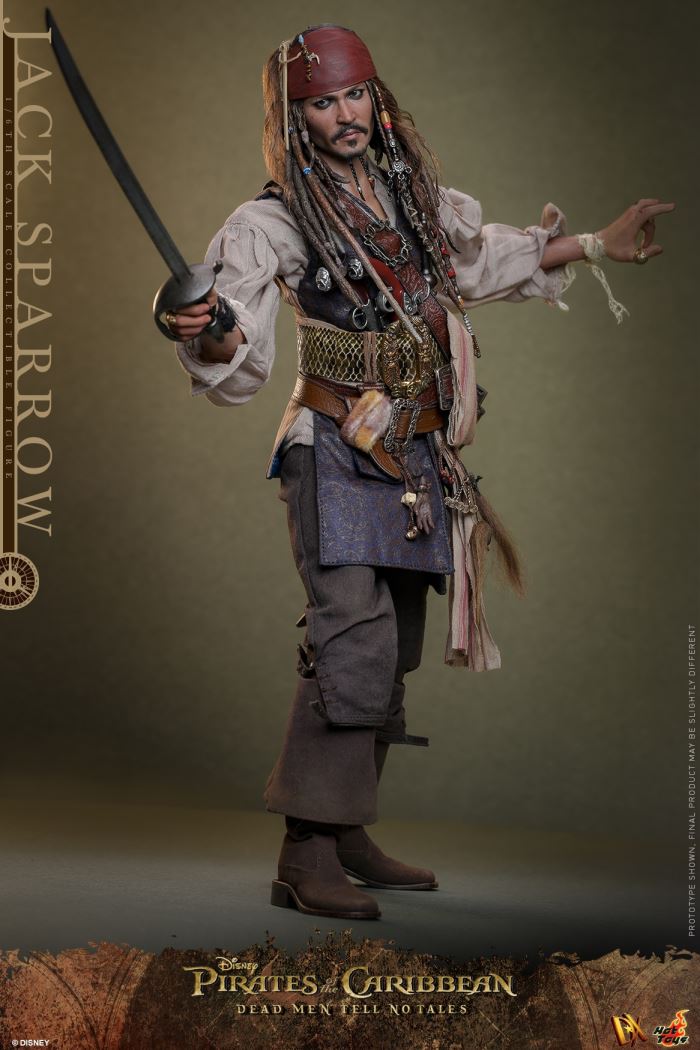 Pirates of the Caribbean 5: Dead Men Tell No Tales Captain Jack Sparrow 1:6