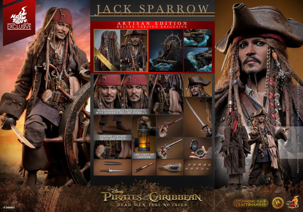 Pirates of the Caribbean 5: Dead Men Tell No Tales Captain Jack Sparrow 1:6