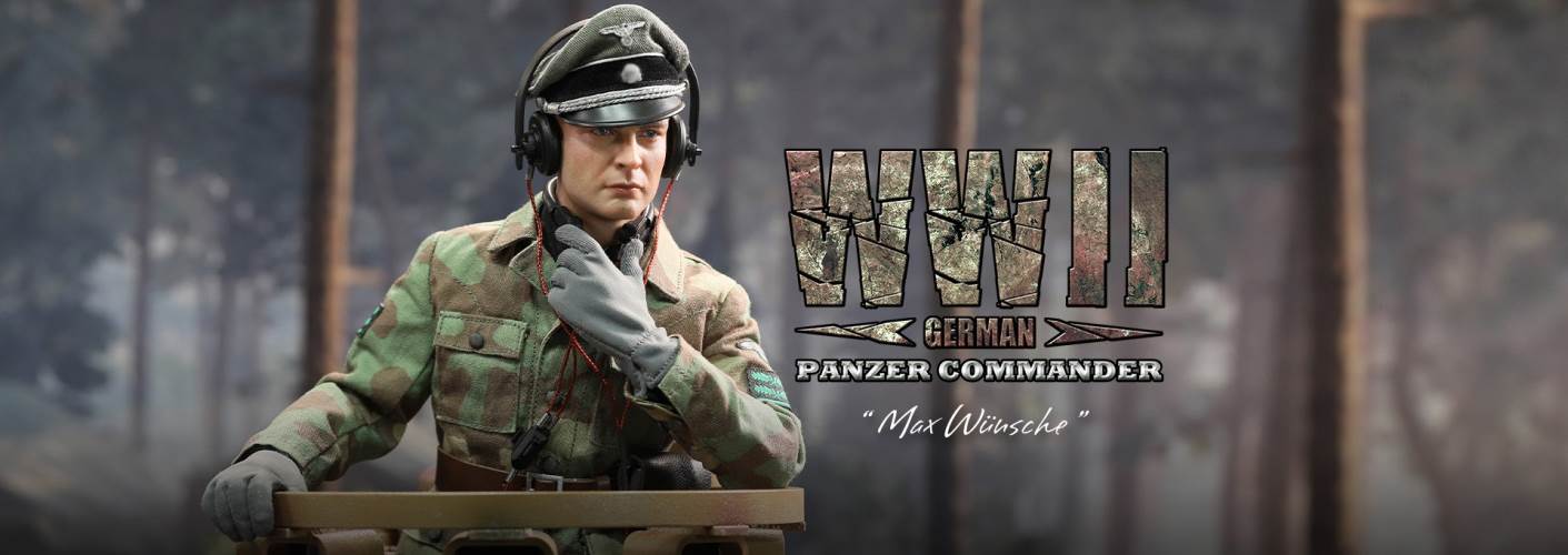 World War II German armor commander Max Wenscher 1/6
