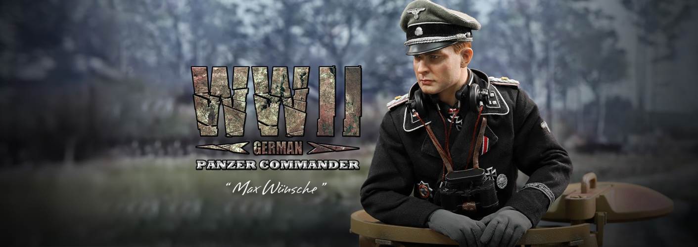 World War II German armor commander Max Wenscher 1/6