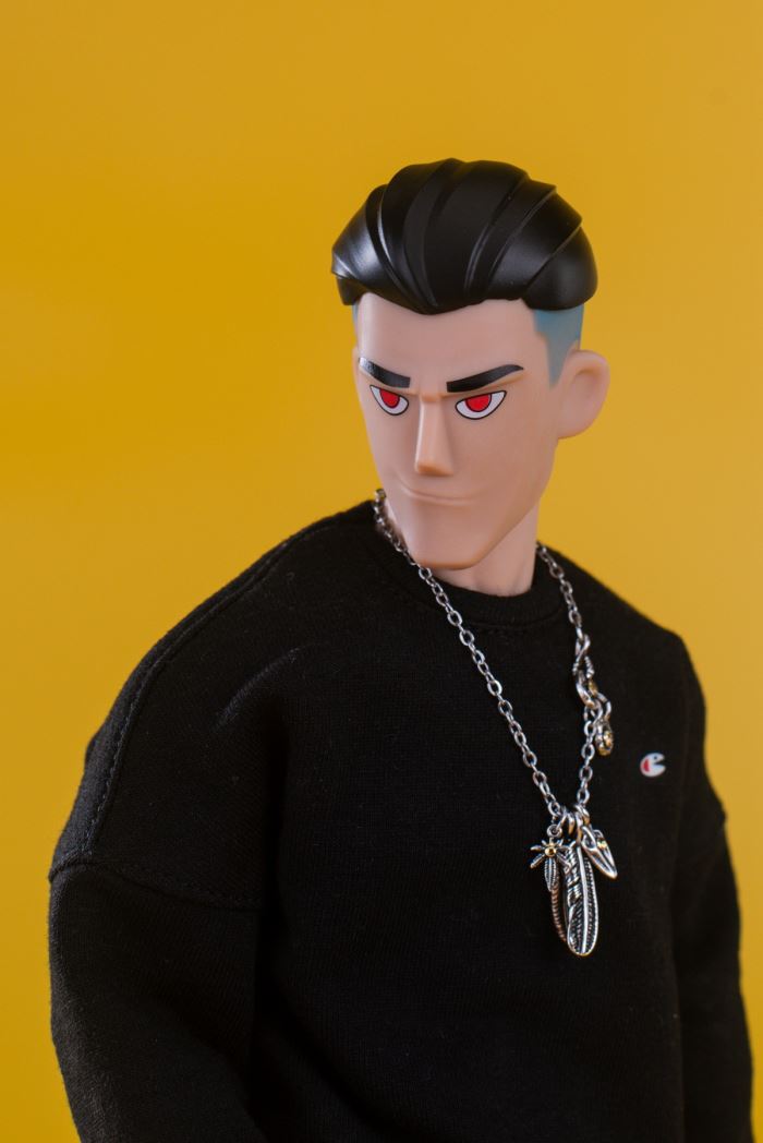 Male doll head sculpt set 3.0 [black hair/light brown] 1/6