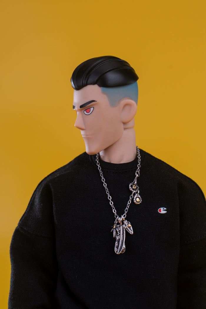 Male doll head sculpt set 3.0 [black hair/light brown] 1/6