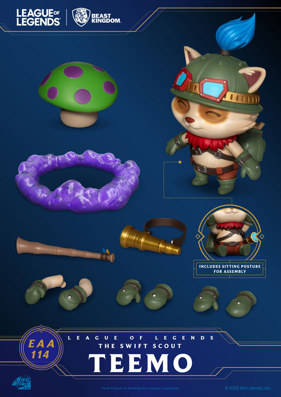 Egg Attack Action EAA-114 League of Legends Teemo the Swiift Scout