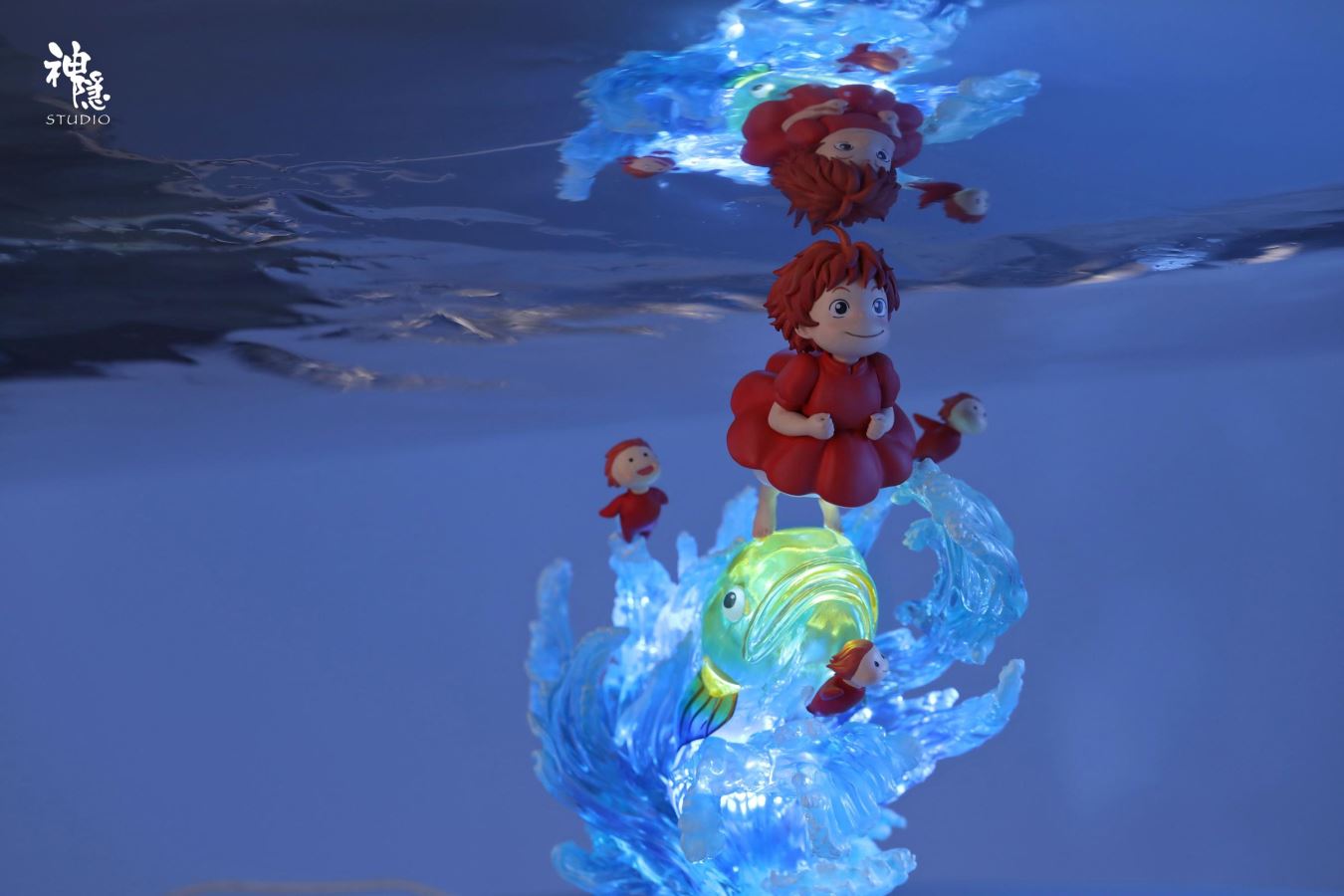 The Bond of Golden Fish Ponyo - Ponyo on the cliff