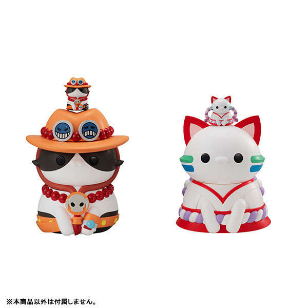 MEGA CAT PROJECT ONE PIECE Nyan tomo Ookina Nyan Piece Nyaan! Portgas D. Ace & Yamato
