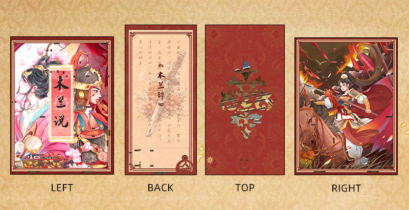 Miniature Doll House The legend of Mulan Wooden DIY Kit