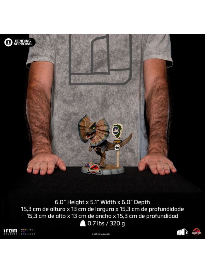 MiniCo Dilophosaurus - Jurassic Park