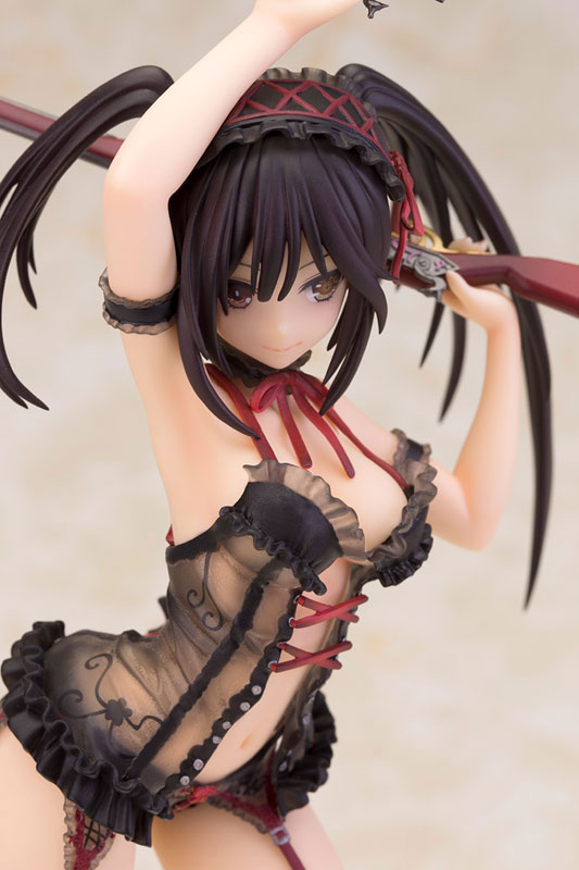 Date A Live Kurumi Tokisaki Lingerie Ver. Black color 1/7