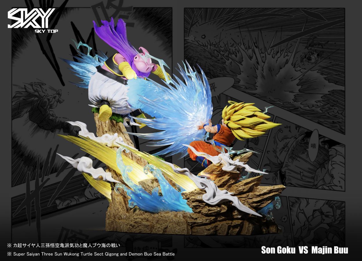 Goku vs Majin Buu - Dragon Ball