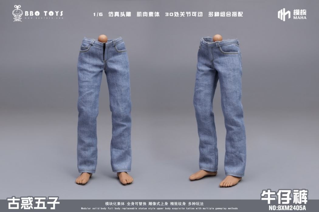 Young and Dangerous Series-Young and Dangerous Five Head Sculpture Set/BXM2407 Jeans 1/6