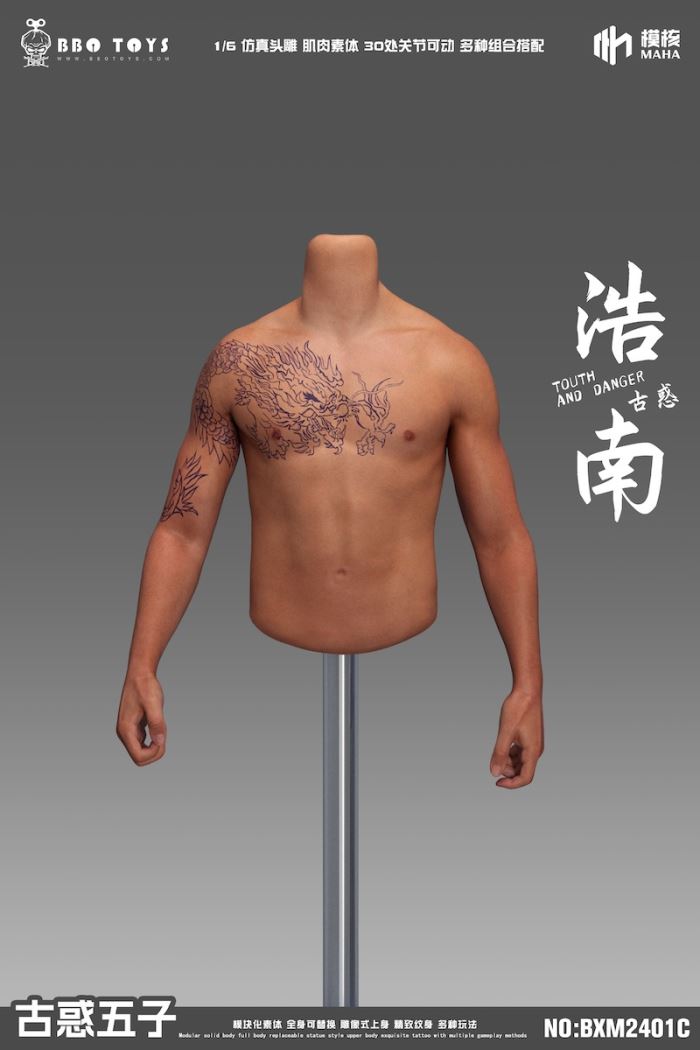 Young and Dangerous Series-Young and Dangerous Five Head Sculpture Set/BXM2407 Jeans 1/6