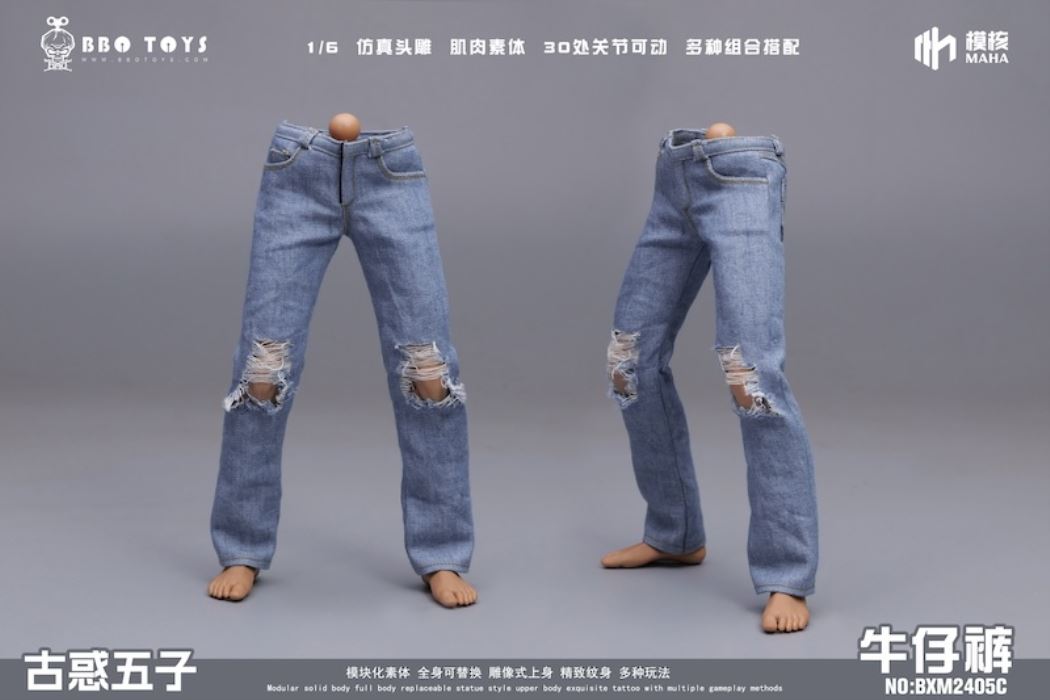 Young and Dangerous Series-Young and Dangerous Five Head Sculpture Set/BXM2407 Jeans 1/6