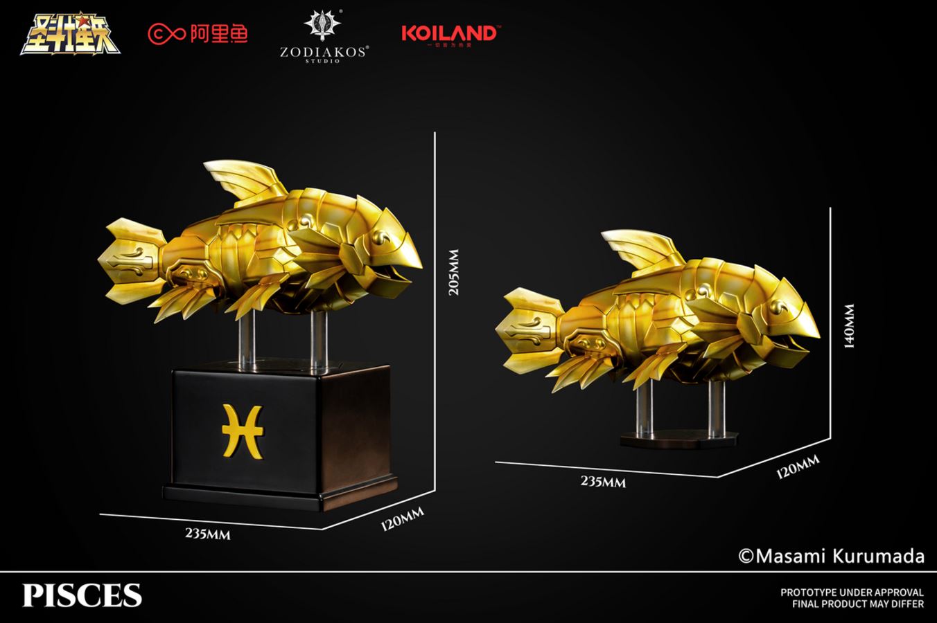 Pisces Gold Saint Cloth - Saint Seiya 1/6 [Licensed]