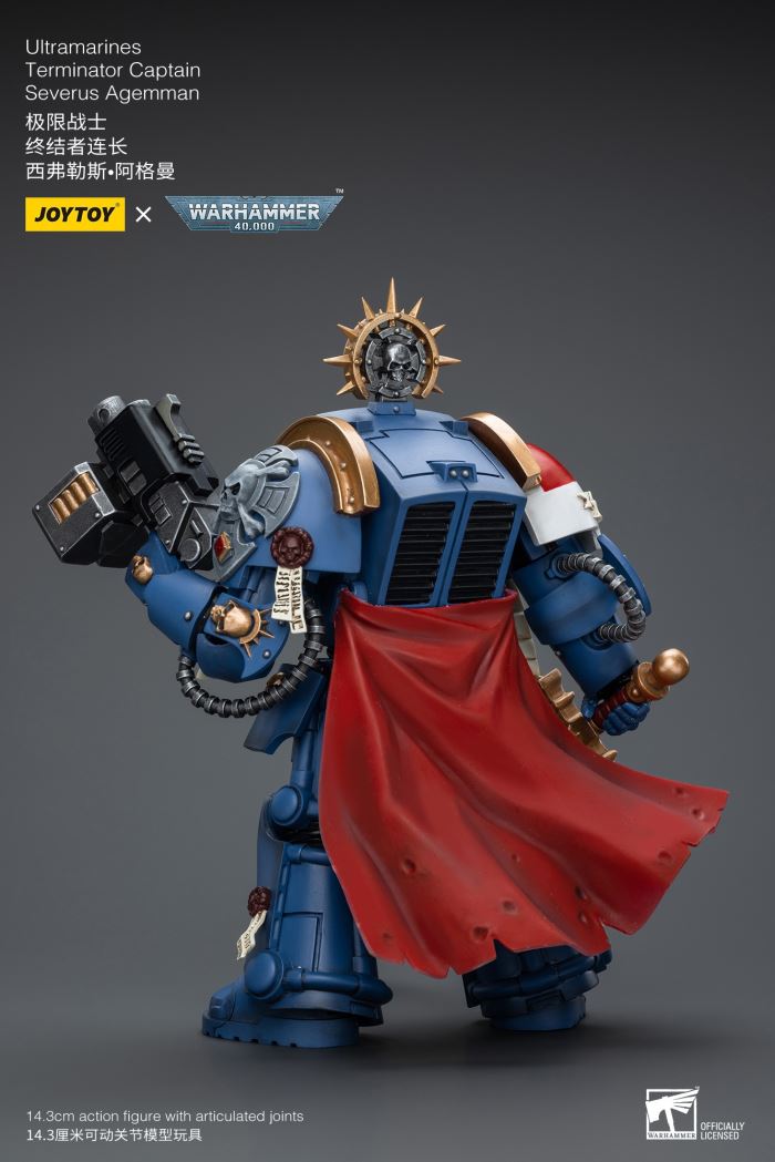 Ultramarines-Terminator Armor Think Tank/Terminator Captain Agyman/Team 3-person group 1/18
