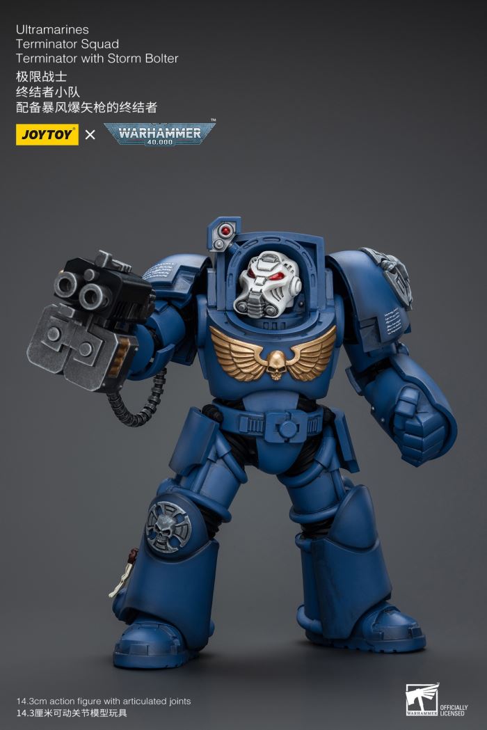 Ultramarines-Terminator Armor Think Tank/Terminator Captain Agyman/Team 3-person group 1/18