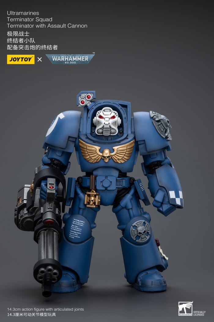 Ultramarines-Terminator Armor Think Tank/Terminator Captain Agyman/Team 3-person group 1/18