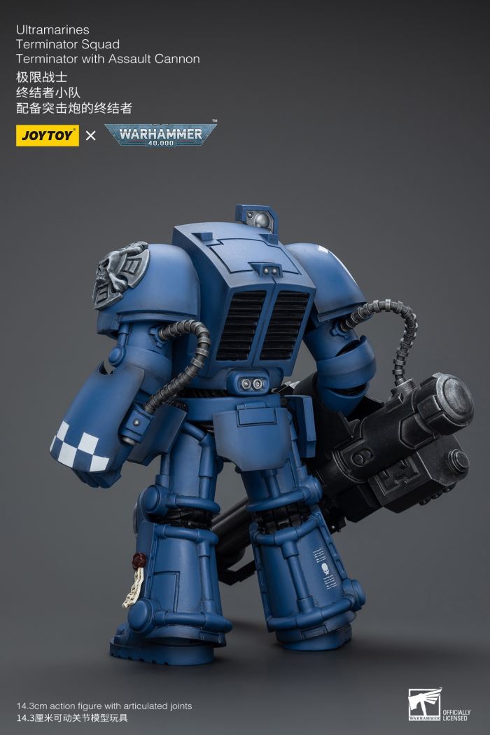 Ultramarines-Terminator Armor Think Tank/Terminator Captain Agyman/Team 3-person group 1/18