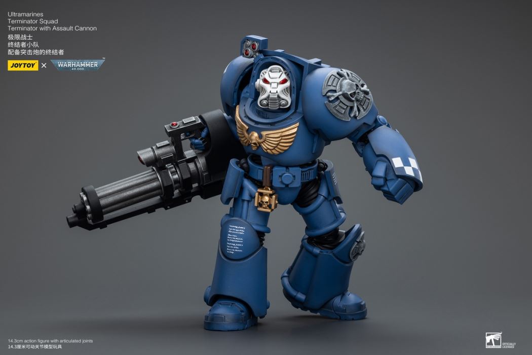 Ultramarines-Terminator Armor Think Tank/Terminator Captain Agyman/Team 3-person group 1/18
