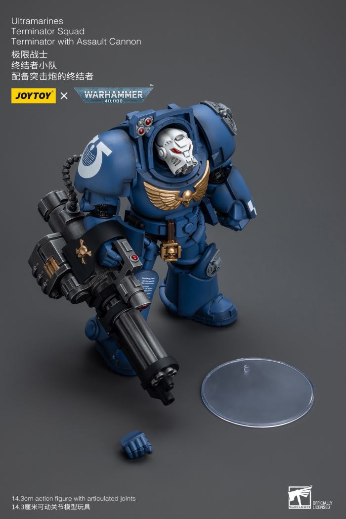 Ultramarines-Terminator Armor Think Tank/Terminator Captain Agyman/Team 3-person group 1/18
