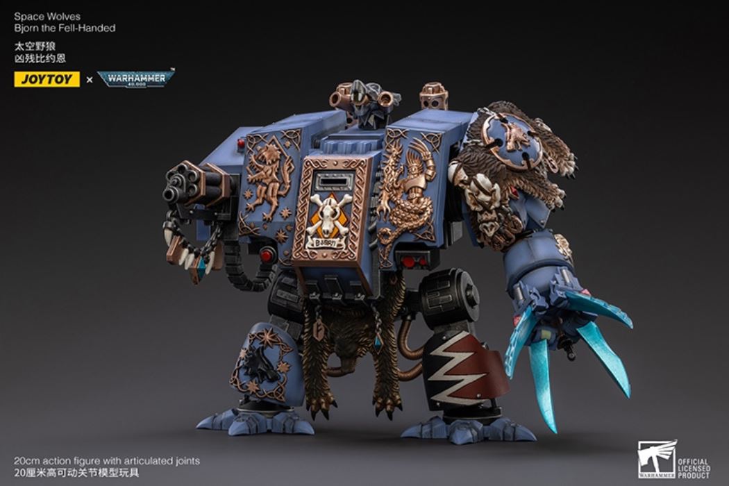 Ultramarine Redeemer Dreadmecha Thales Brothers/Space Wolf Ragnar Blackmane/Brutal Bjorn 1/18
