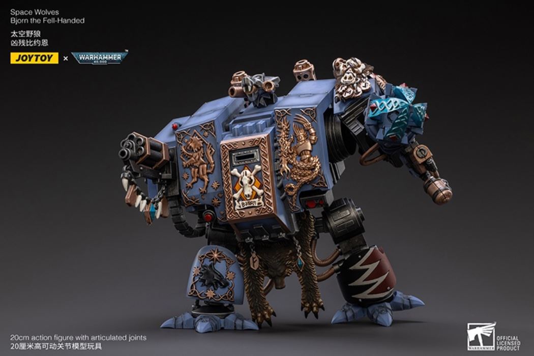 Ultramarine Redeemer Dreadmecha Thales Brothers/Space Wolf Ragnar Blackmane/Brutal Bjorn 1/18