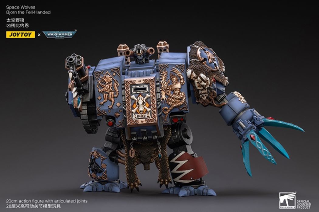 Ultramarine Redeemer Dreadmecha Thales Brothers/Space Wolf Ragnar Blackmane/Brutal Bjorn 1/18