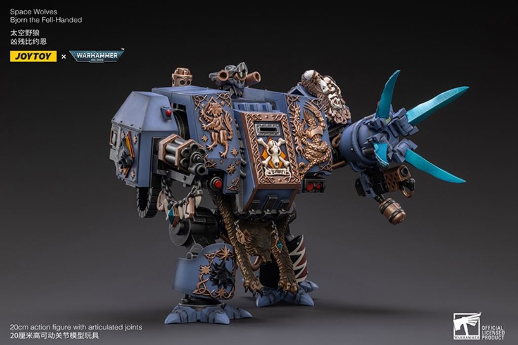 Ultramarine Redeemer Dreadmecha Thales Brothers/Space Wolf Ragnar Blackmane/Brutal Bjorn 1/18