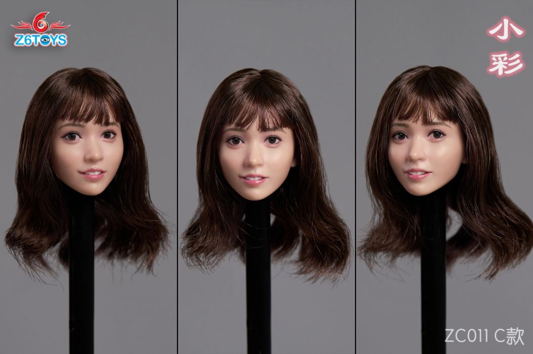 Japanese Female Head Sculpture 1/6