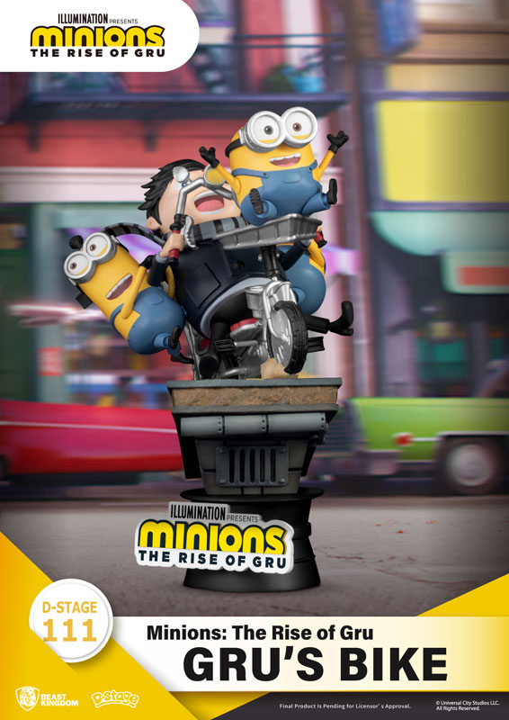 Diorama Stage-111 Minions: The Rise of Gru - Gru's Bike
