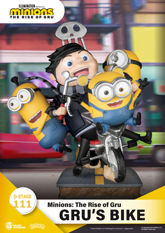 Diorama Stage-111 Minions: The Rise of Gru - Gru's Bike
