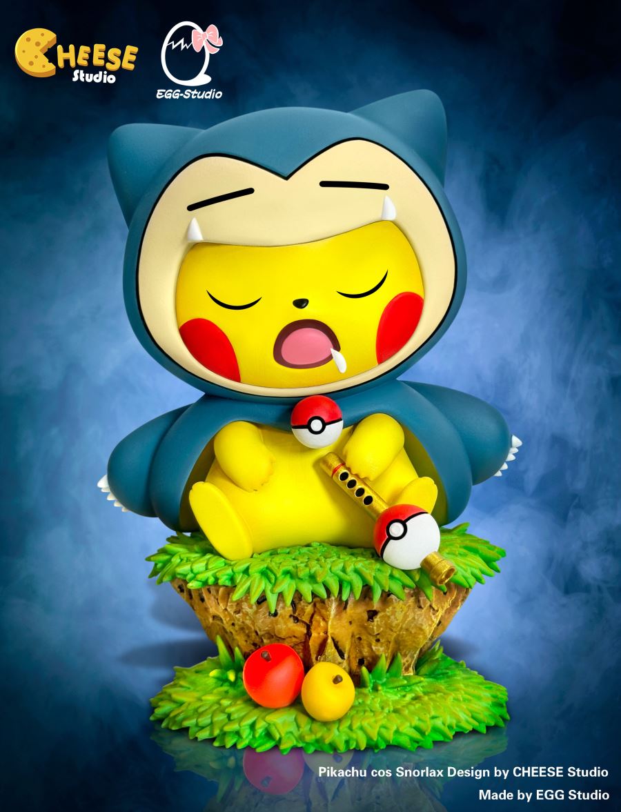 Pikachu cos Snorlax