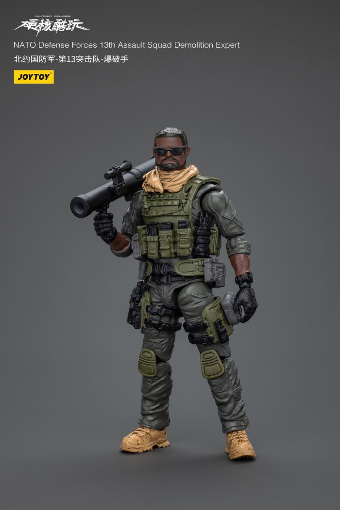 NATO Defense Forces 13th Commando - Sniper/Demolition Man/Assault Man 1/18