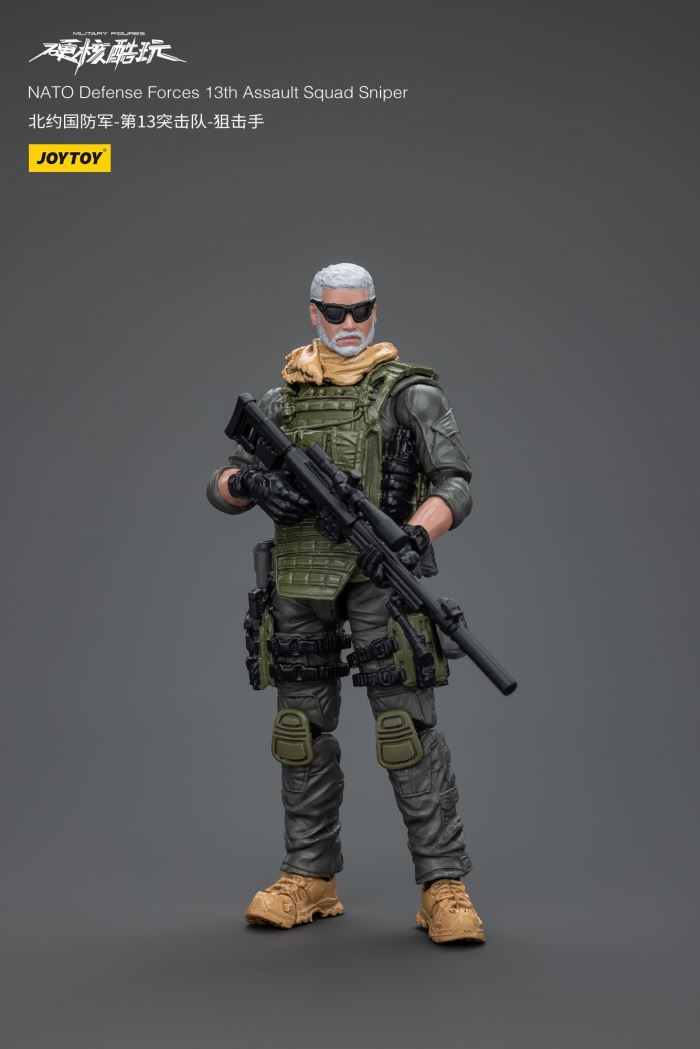 NATO Defense Forces 13th Commando - Sniper/Demolition Man/Assault Man 1/18