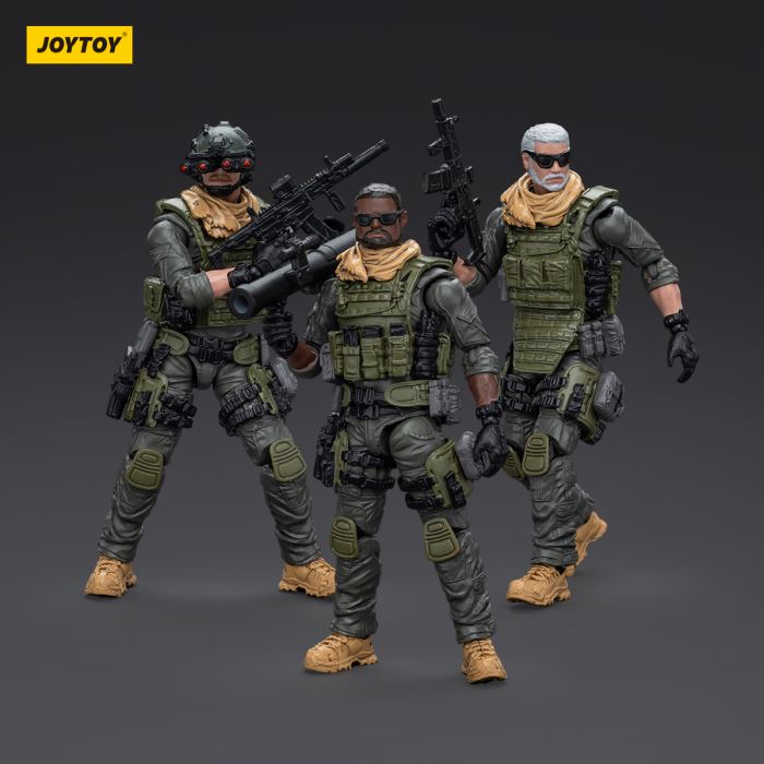 NATO Defense Forces 13th Commando - Sniper/Demolition Man/Assault Man 1/18