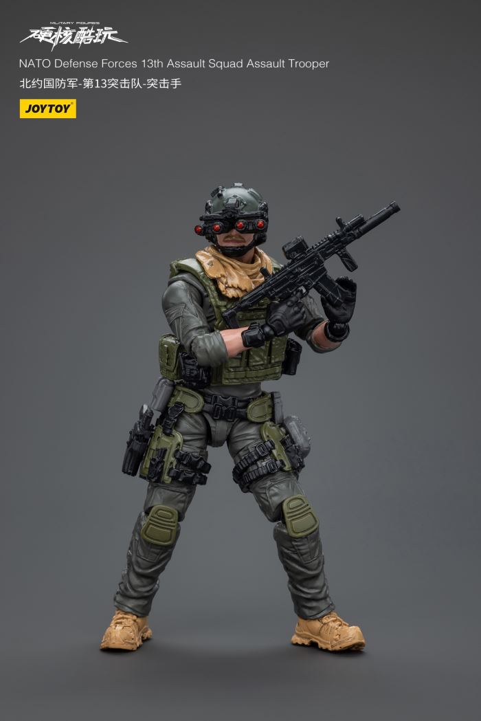 NATO Defense Forces 13th Commando - Sniper/Demolition Man/Assault Man 1/18