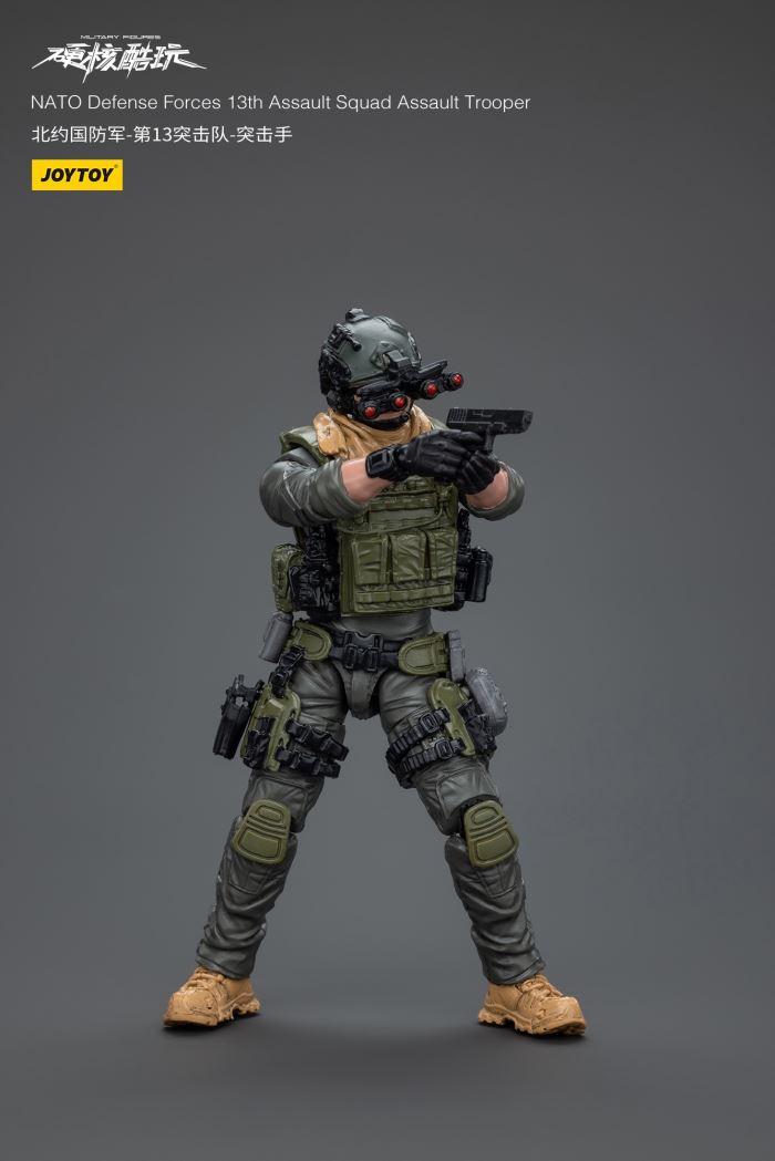 NATO Defense Forces 13th Commando - Sniper/Demolition Man/Assault Man 1/18