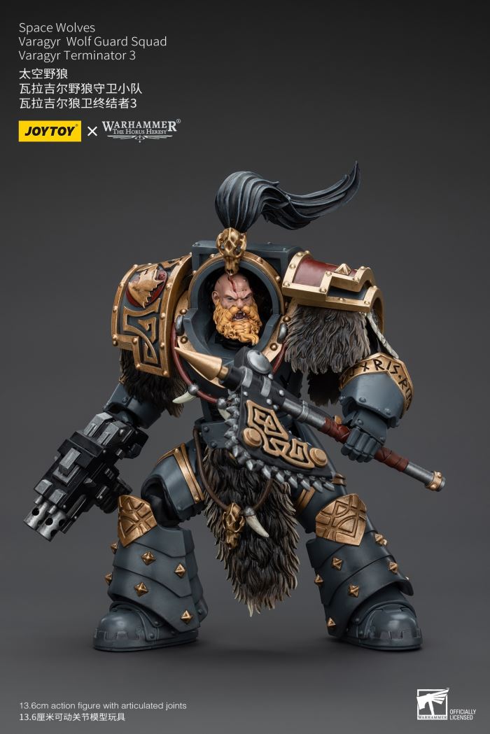 Space Wolves Valazir Wolf Guard Squad 1/18