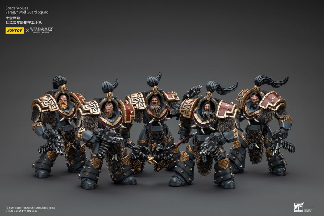 Space Wolves Valazir Wolf Guard Squad 1/18