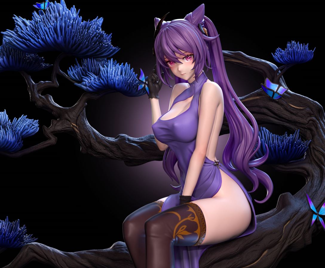 Keqing Sitting version - Genshin Impact