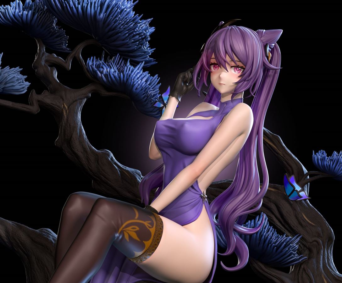 Keqing Sitting version - Genshin Impact