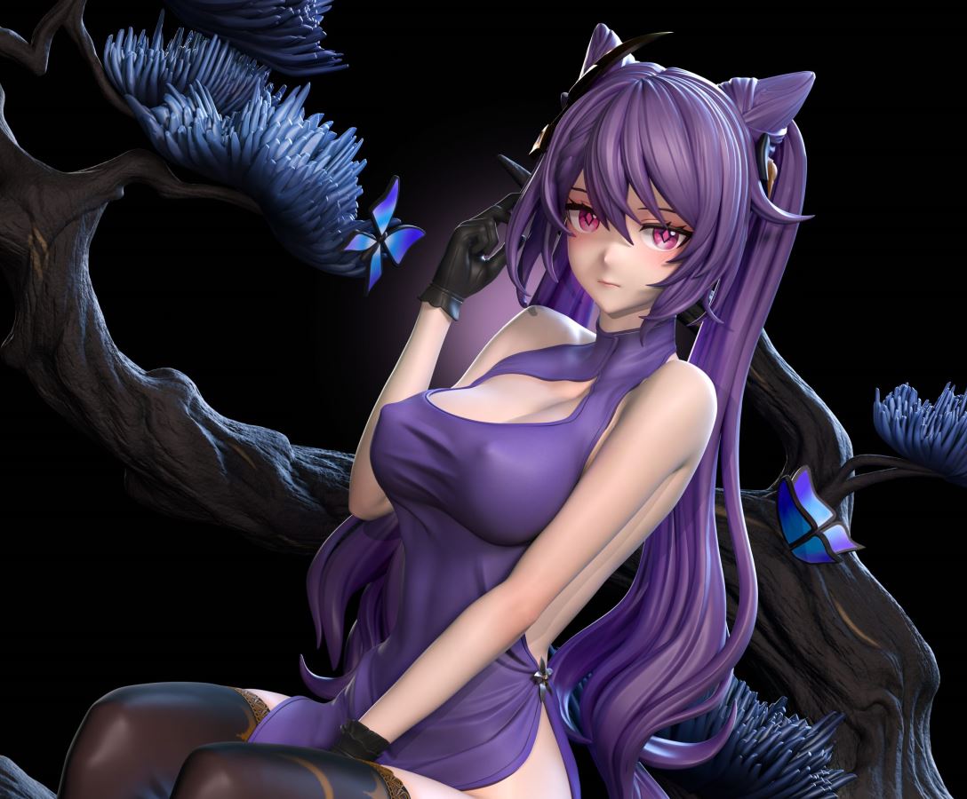 Keqing Sitting version - Genshin Impact