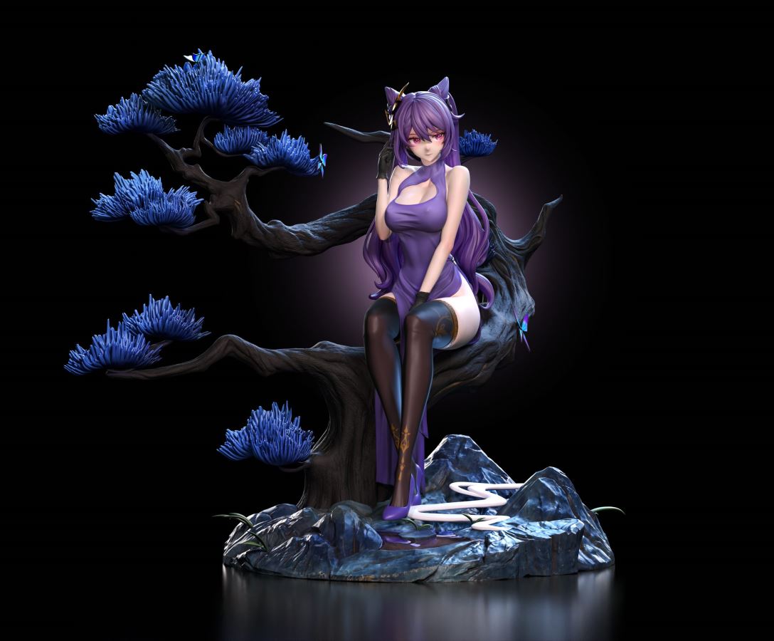Keqing Sitting version - Genshin Impact